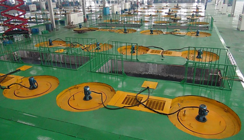 Heat treatment workshop-well furnace